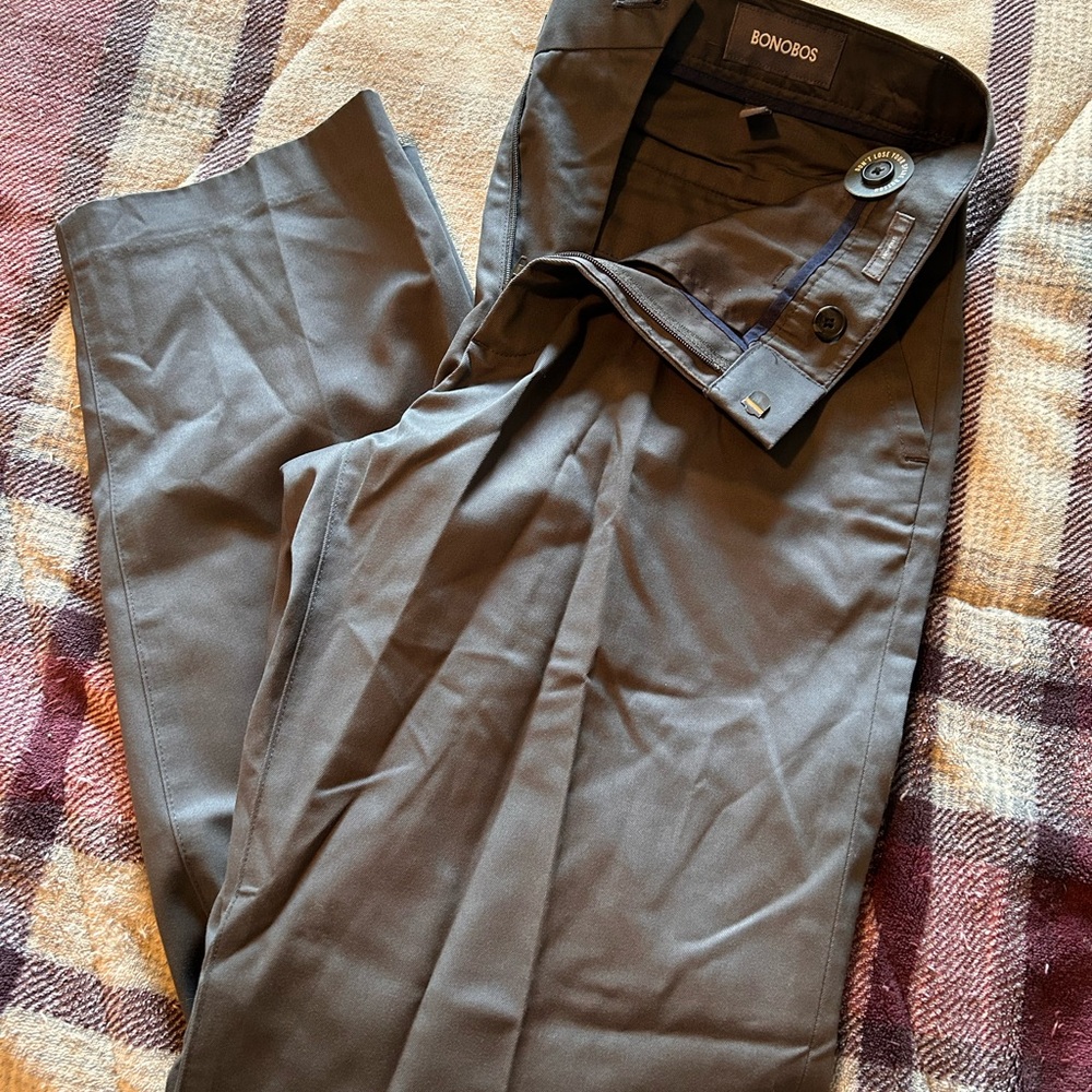 Bonobos Gray Chinos Smooth Finish